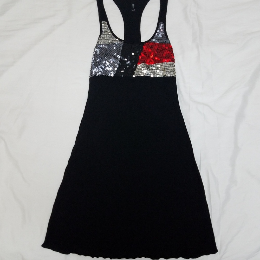 BUFFALO David Bitton sequin racerback tank dress
